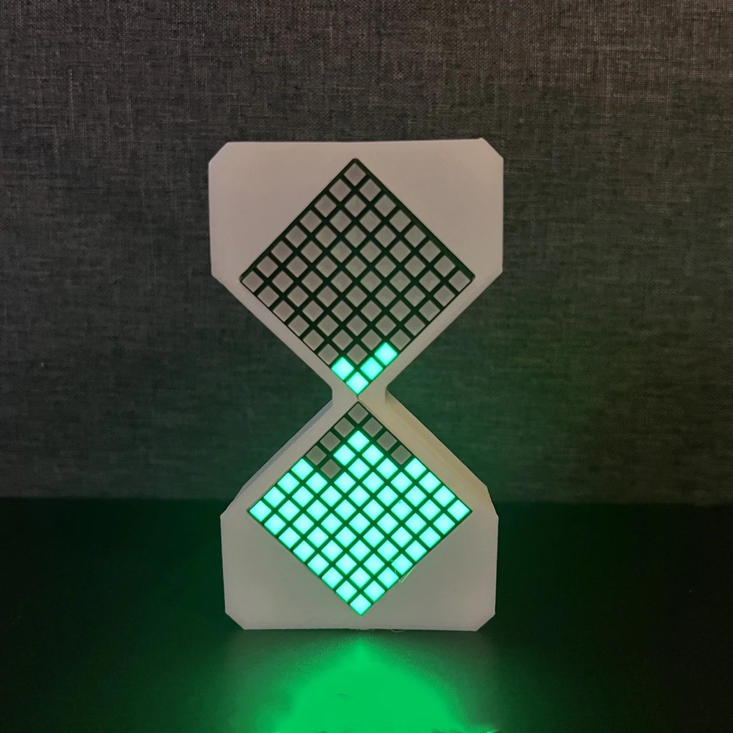 Cyber Hourglass Electronic Hourglass Cyber Style Sense of Technology Glow Led DIY Digital Hourglass Birthday Gift Toys Game Kids