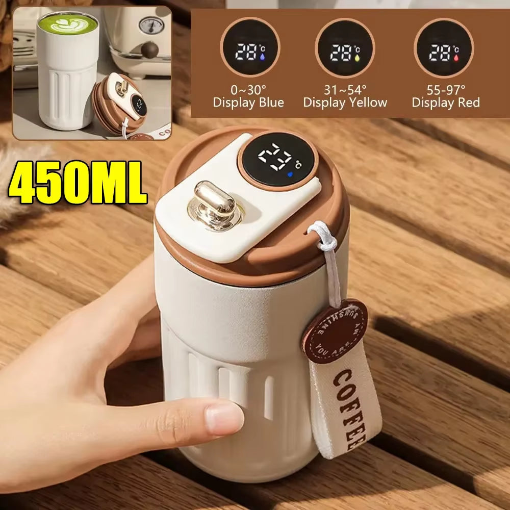 Temperature Display Coffee Cup