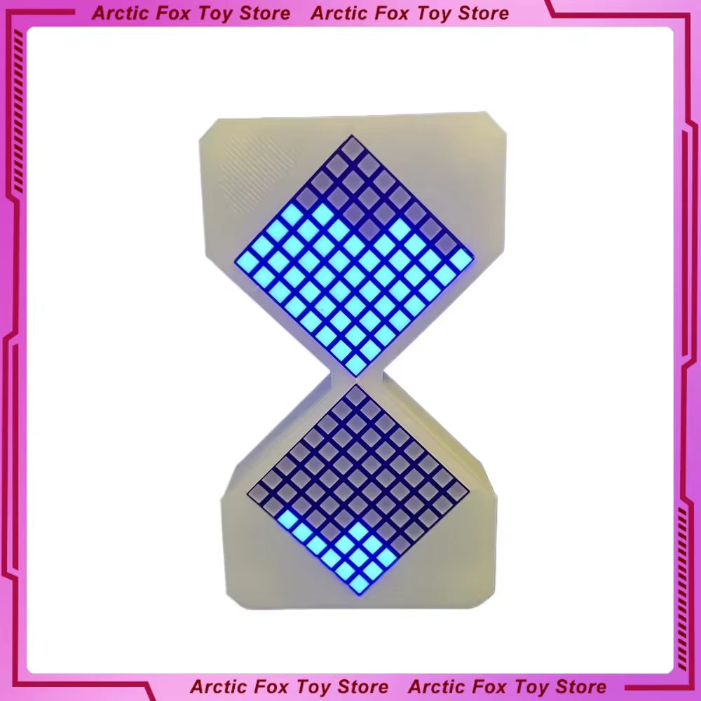 Cyber Hourglass Electronic Hourglass Cyber Style Sense of Technology Glow Led DIY Digital Hourglass Birthday Gift Toys Game Kids